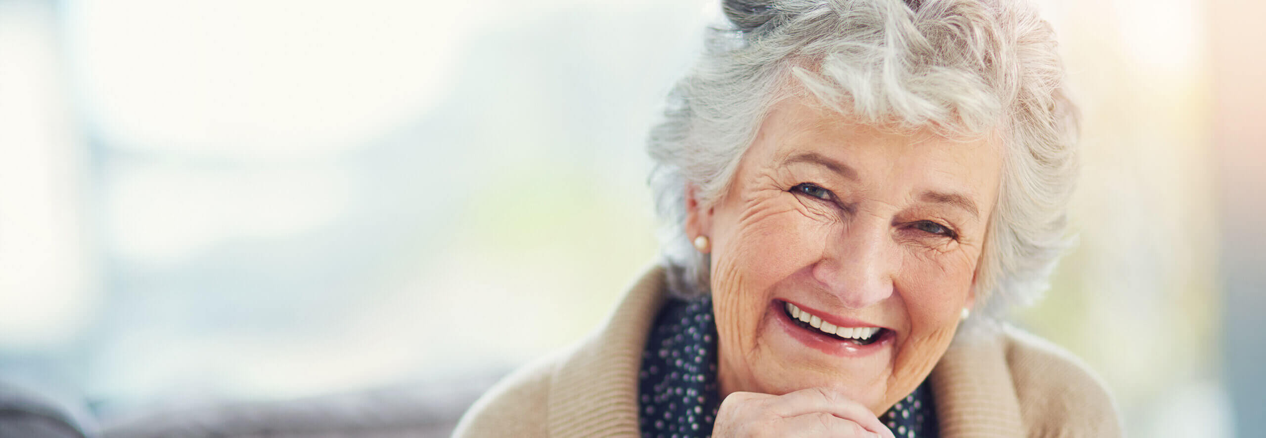 smiling senior woman